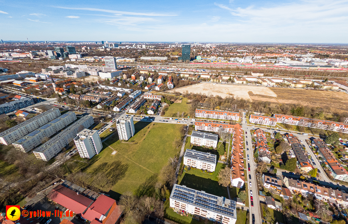 20.02.2023 - der Hachinger Bach zwischen Berg am Laim und Neuperlach